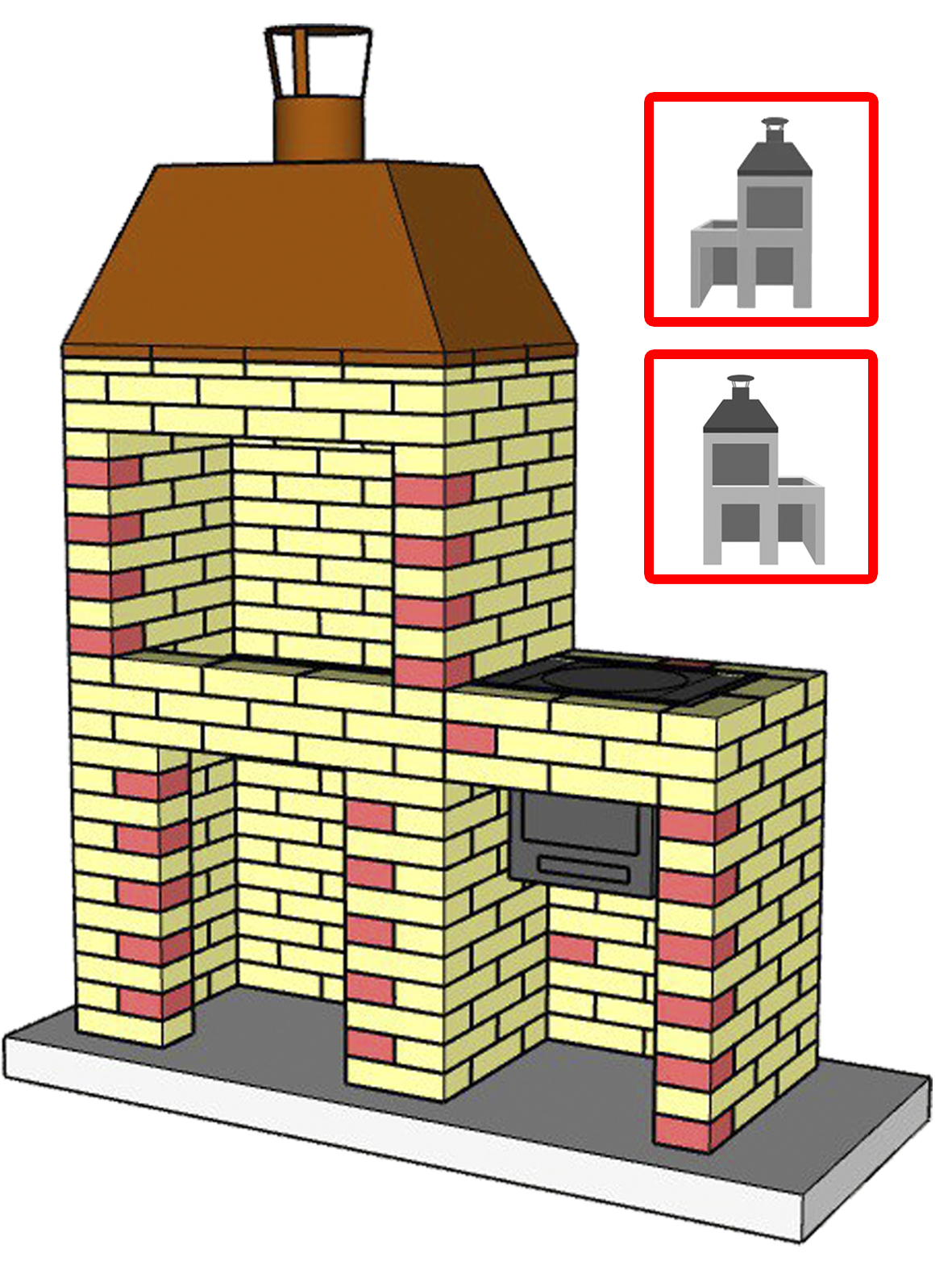 Мангал +1 секция